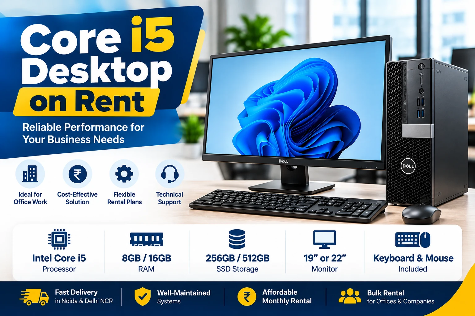 Core i5 Desktop on Rent
