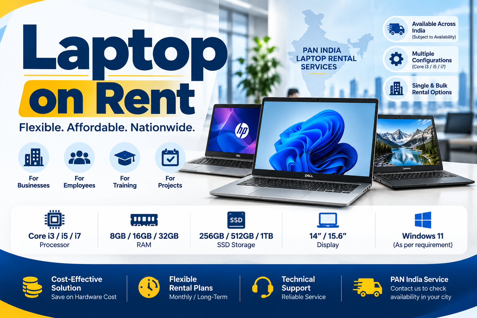 Laptop On Hire