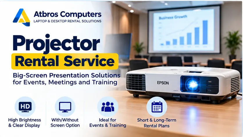 Projector Rental Service for Corporate Events and Training – Atbros Computers