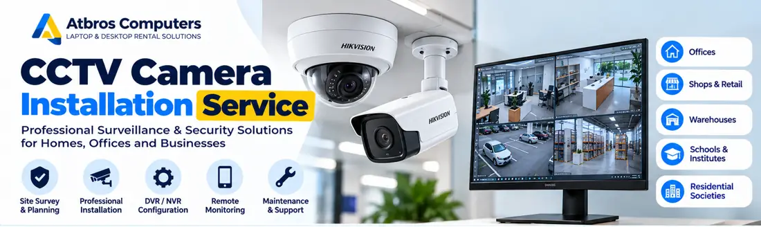 Professional CCTV Camera Installation Service for Offices and Commercial Properties – Atbros Computers