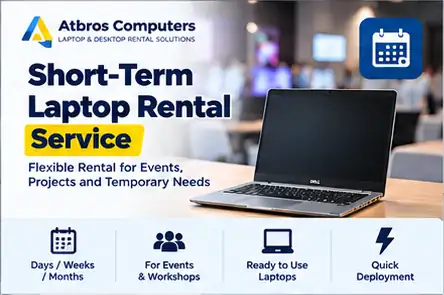 Short-Term Laptop Rental for Business Events and Projects – Atbros Computers